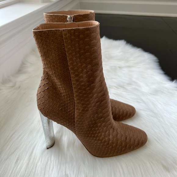 Dior Women's Brown Python Boot Size 38.5 - Picture 8 of 13